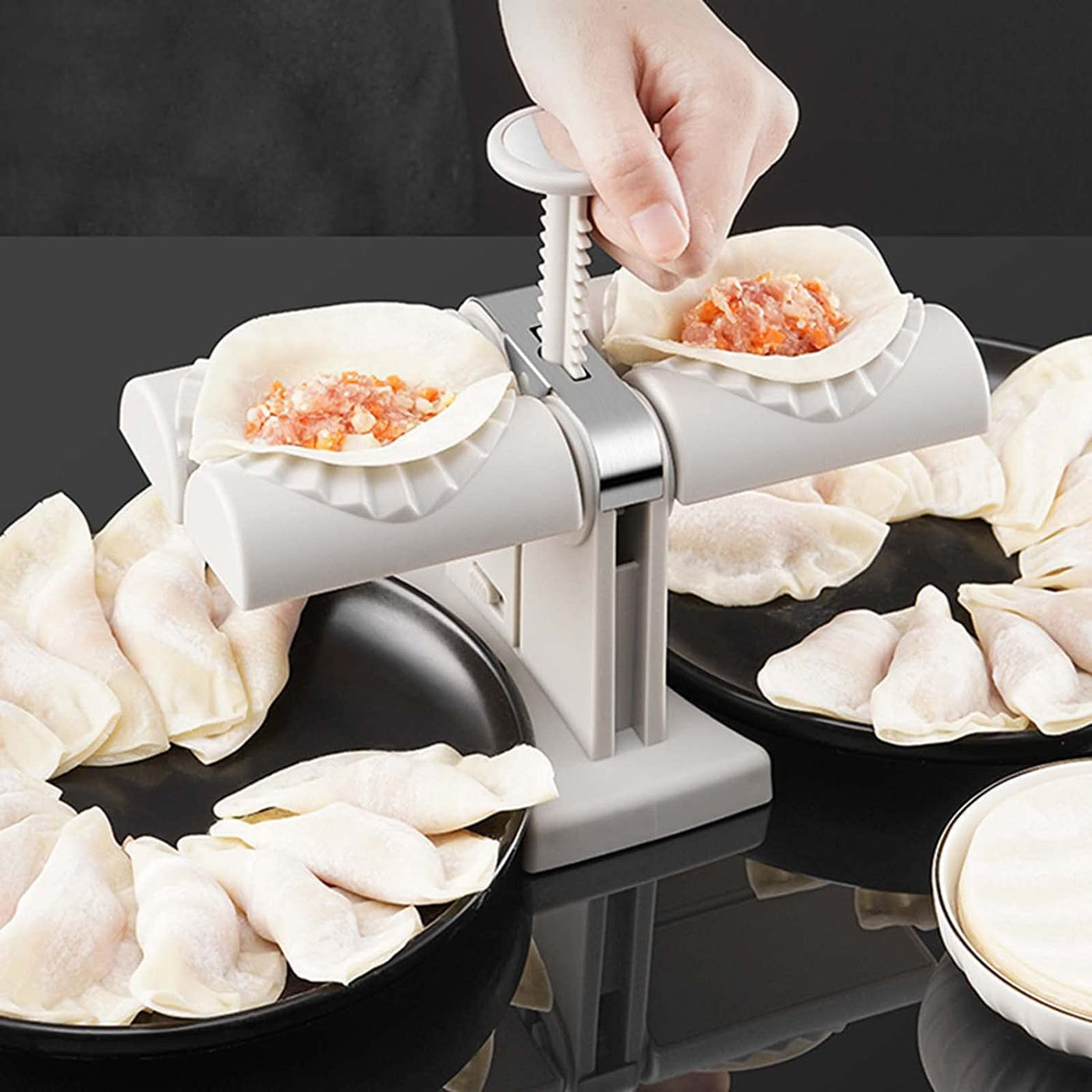 Dumpling Maker Machine - Household Double Head Automatic